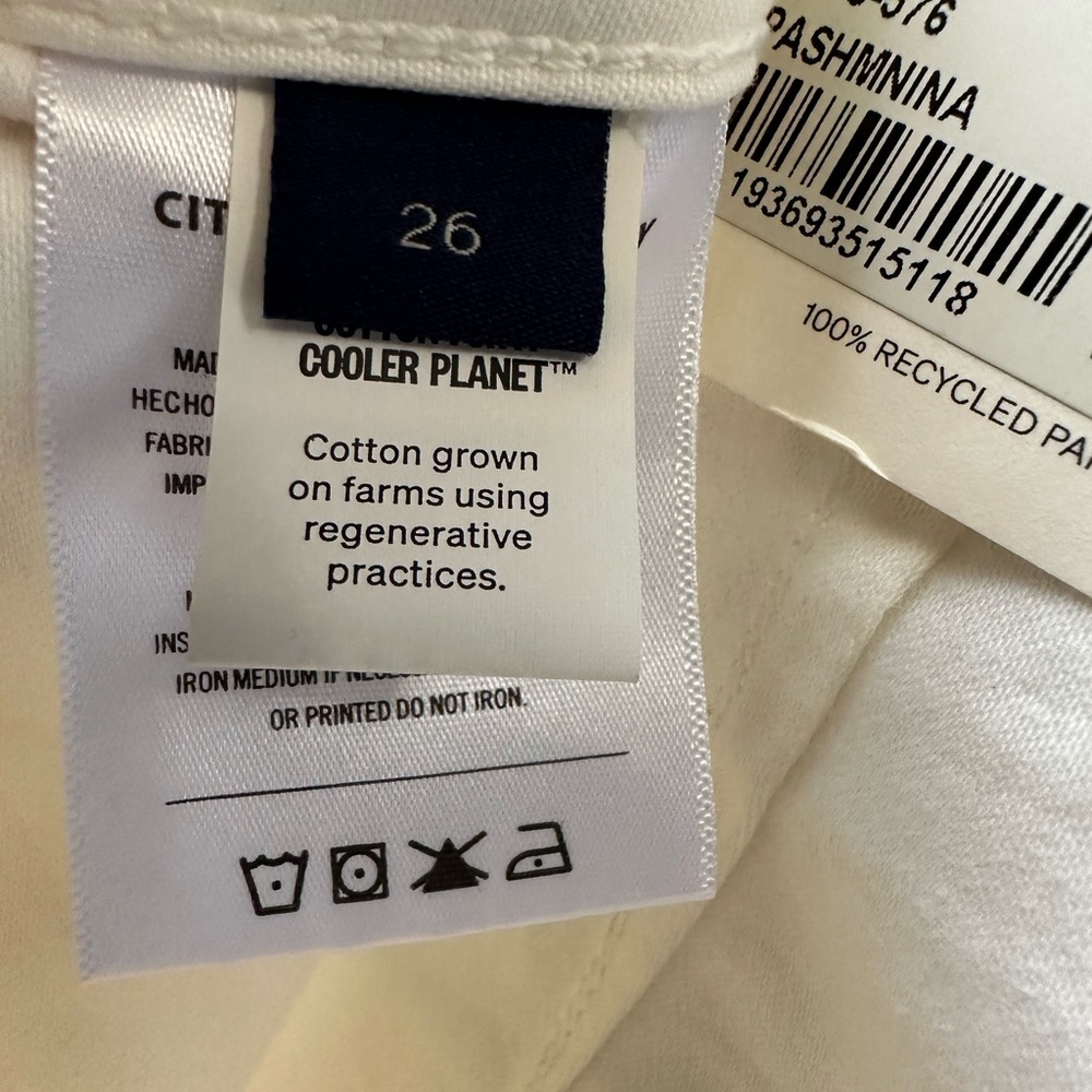 Citizens Of Humanity Marcelle Jeans in Off White-26 NWT - Picture 14 of 16